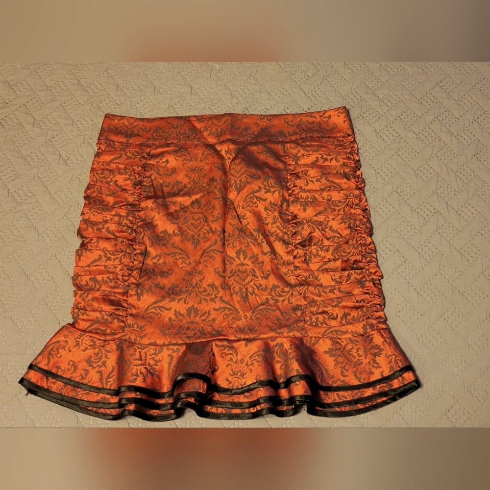 Arden b silk like pencil mini skirt